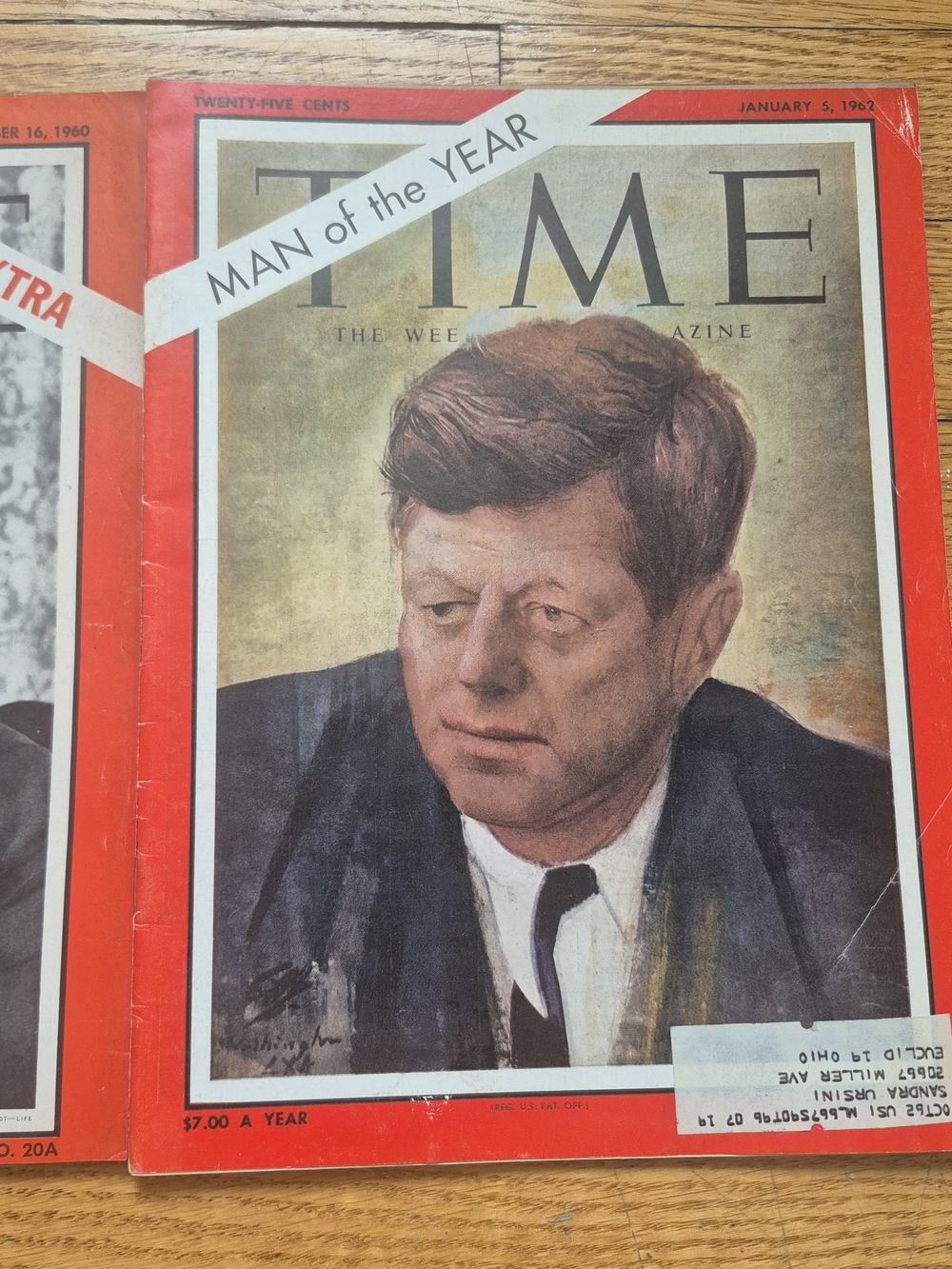 Time Magazine Featuring JFK - Picture 5 of 6